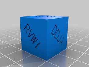 q dadi i su misura 3d print model - Mito3D