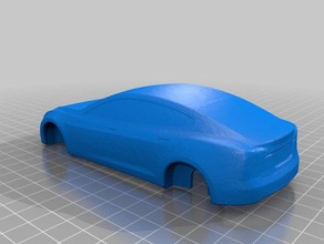 tesla model s de l'automobile 3d print model - Mito3D
