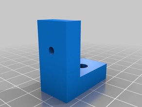 semplice angolo di fissaggio il fai da te su misura 3d print model - Mito3D
