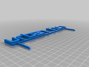 urban Schilder & logos kundengebundene 3d print model - Mito3D