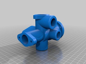 connecting pipe engineering junction tube 3d print model - Mito3D