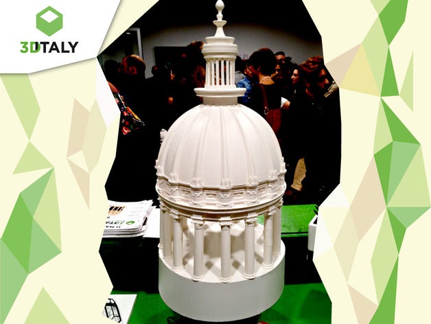 la cattedrale di giocare insieme, duomo san giorgio a ragusa ibla sicilia edifici e strutture architettura edificio capitale capitello chiesa colonna cupola italia insieme puzzle 3D print model - Mito3D