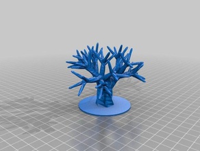 arbol hueco 01 decor customized tree 3d print model - Mito3D