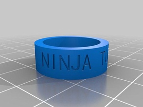 ninja turtles rings customized 3d print model - Mito3D