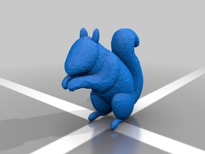 lo scoiattolo 3d print model - Mito3D