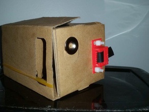 google Karton Armband-Halter Gurt virtualreality virtuelle Realität vr 3d print model - Mito3D