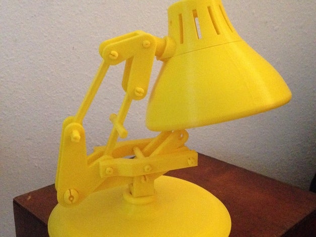 luce gialla office come la pixar stand giallo 3D print model - Mito3D