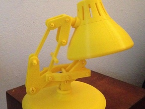 yellow light office like pixar stand 3d print model - Mito3D