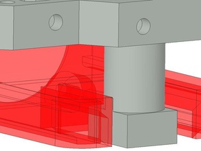 conducto del ventilador openx transporte j-head 3d de la impresora partes refrigeración mendel útil 3d print model - Mito3D