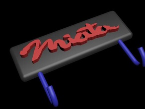 mazda miata key holder automotive mx5 3d print model - Mito3D