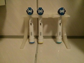 zahnbuerstenhalter für b diş fırçası tutucu oral ağız banyo oral-b zahnbrstenhalter 3d print model - Mito3D