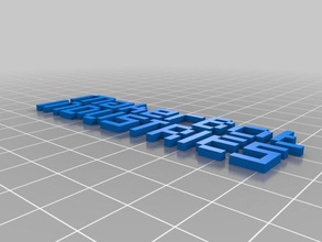 day 2 3dtin logo other art flat thing-a-day thingaday 3d print model - Mito3D