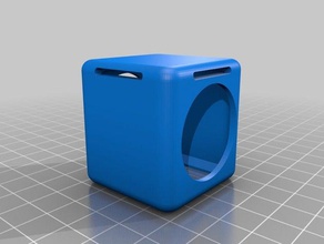 polaroid cube caso filamento flexible requiere de la cámara acción leva 3d print model - Mito3D