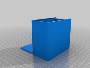 customized parametric box sliding lid 10ml vape bottles tool holders & boxes 3d print model - Mito3D