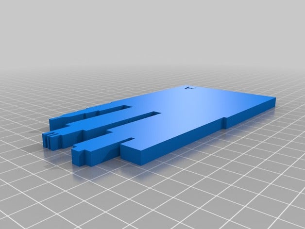 de l'horizon chicago décor la ligne d'horizon 3D print model - Mito3D