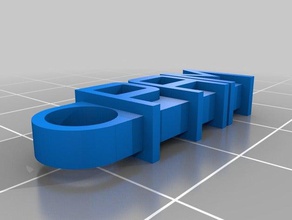 pam llavero organización personalizado 3d print model - Mito3D