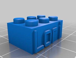 lori lego juguetes de construcción personalizado 3d print model - Mito3D
