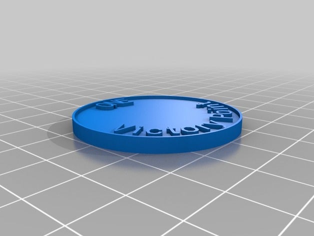 catan punto vittoria monete & distintivi su misura 3D print model - Mito3D