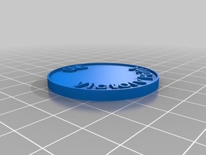 catan victory point coins & badges customized 3d print model - Mito3D