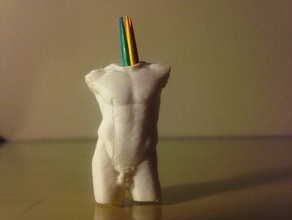 cavo maschio scultura sculture la torso 3d print model - Mito3D