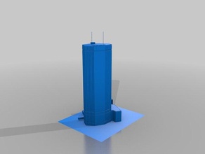 ids tower crystal court 3d-drucken 3d print model - Mito3D