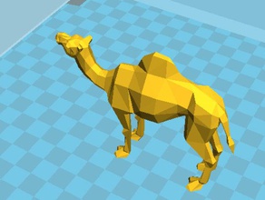 camelo animais abudhabi do deserto dubai o gcc solidoodle emirados árabes unidos 3d print model - Mito3D