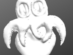 octopus heart pendant jewelry 3d print model - Mito3D