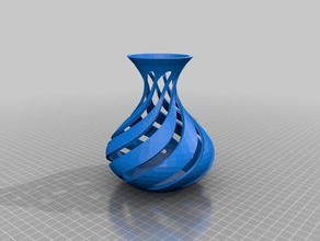 spirale vase ménage de base en utile 3d print model - Mito3D
