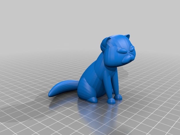 Farsça kedi heykeller 3D print model - Mito3D