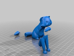 persian cat assembly toys & games 3d print model - Mito3D