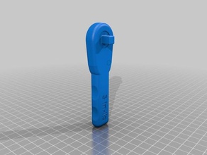 la nasa, l'espace de clé des outils à main commandant bord nasa remake molette 3d print model - Mito3D