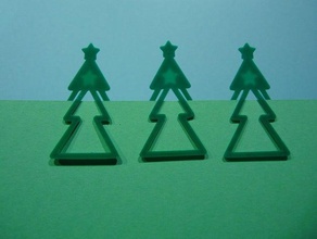 christmas tree bookmark decor ornament 3d print model - Mito3D