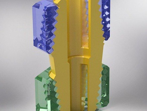auto-centrage conique filetage de l'axe z couplage v2 L'imprimante 3d pièces 10mm 5mm 6mm 8mm le centrage coaxial coupleur l'écrou auto cône fil discussion 3d print model - Mito3D