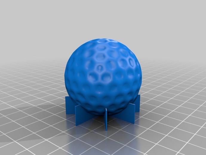 golf topu spor açık havada blender openscad 3D print model - Mito3D