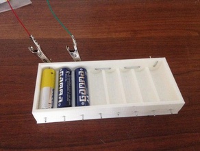 15 3 45 6 75 9 105 12 voltios batteryholder la electrónica de batería soporte 3d print model - Mito3D