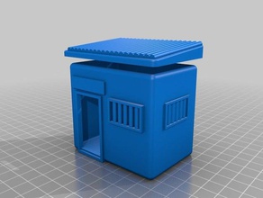 zombicide diorama card stack buildings & structures 35mm miniature tabletop wargame zombiside 3d print model - Mito3D