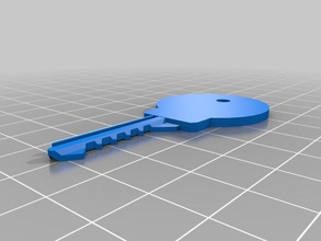 il mio personalizzati facile chiave di copiatrice casa 3d print model - Mito3D