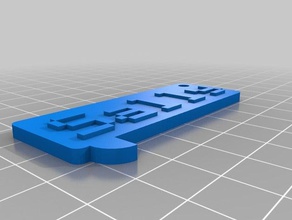 llavero sally sikke ve rozetleri özelleştirilmiş 3d print model - Mito3D