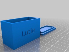 lucie containers customized 3d print model - Mito3D