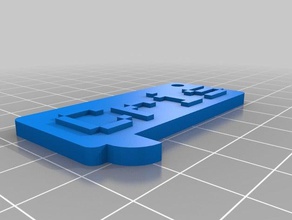 llaver cris monedas & insignias personalizado 3d print model - Mito3D