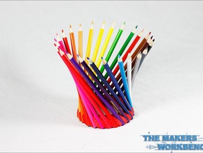 coroa lápis funciona hobby lobby sargent arte de cor 24 pack organização personalizado 3d print model - Mito3D