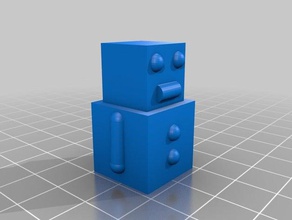 bob robot pupazzo di neve modelli su misura 3d print model - Mito3D