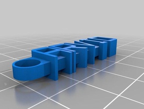 arvid keychain organization customized 3d print model - Mito3D