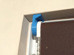 common roller blind bracket replacement parts clip end holder mount part piece rectangle replacment 3d print model - Mito3D