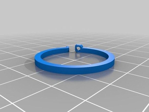 wine charm ring kitchen & dining 3d print model - Mito3D