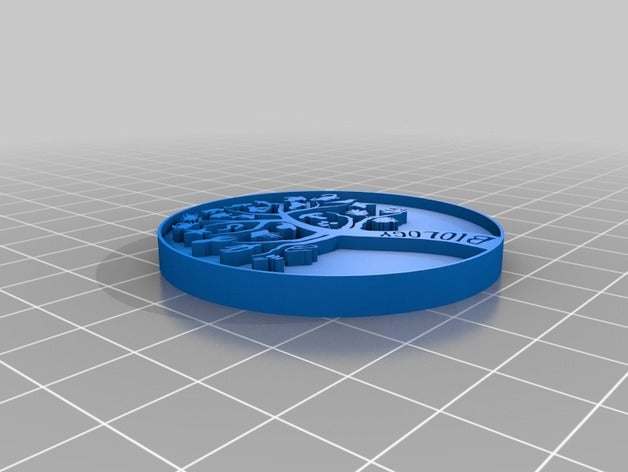tree life jewelry biology pendant 3D print model - Mito3D