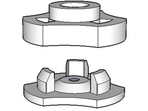 filament spool holder bi edition 3d printer parts bootsindustries pla 3d print model - Mito3D