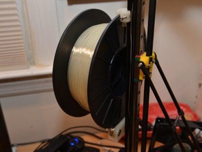 kossel makara tutucu v2 3d yazıcı aksesuarları filamentchallenge filament biriktirme 3d print model - Mito3D