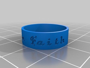 lfh customized ring rings 3d print model - Mito3D