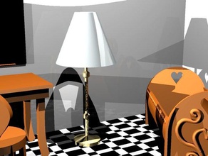 floor lamp doll's house playsets 3d print model - Mito3D